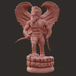 Warrior Lion God