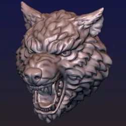 Wolf head