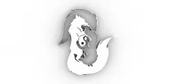 Wolf Yin Yang