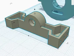 WPL Carrier bearing Mount For Long WheelBases