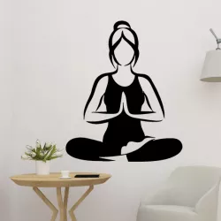 Yoga Girl Wall Decor