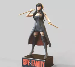 YOR FORGER - SPY X FAMILY -スパイファミリー, SUPAI FAMIRĪ- 間諜家家酒-FANART FIGURINE