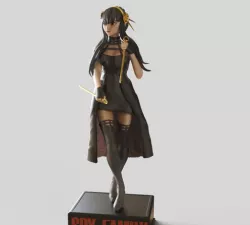 YOR FORGER -V2 pose- SPY X FAMILY -スパイファミリー, SUPAI FAMIRĪ- 間諜家家酒-FANART FIGURINE