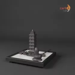Zen Garden Kit - Pagoda