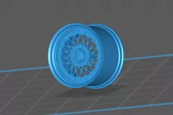 1/24 Scale BBS RS 2 Wheels 18 INC (19mm) for TAMIYA-FUJIMI-AOSHIMA