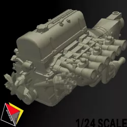 1/24 Scale Engine L24 Datsun Nissan