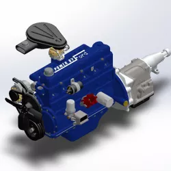 1/24 Scale Ford 300 I6 Motor