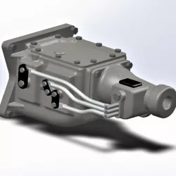 1/24 Scale Ford Toploader 4-Speed Manual Transmission & Bellhousing