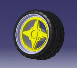 1/24 WORK STAR STYLE 13" RIMS