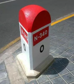 1/32nd mile marker