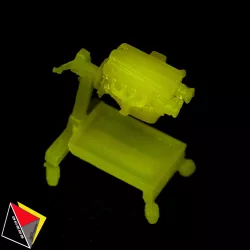 1/64 Scale Engine Stand with Engine for Diorama's