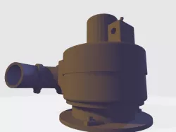 1/6th scale Sherman Tank Hull ventilator and vents