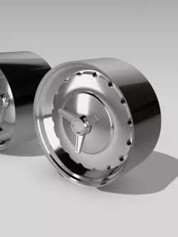 20inch Billet 1967 Chev Hubcap Wheels with Spinner 2x Offsets