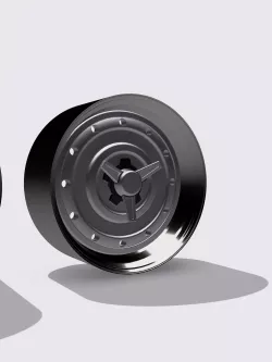 20inch Billet Drilled Steel Wheels with Spinner 2x Offsets