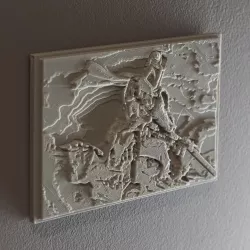 3-D board "The Mandalorian"