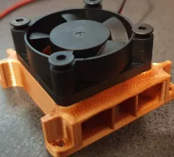 30 mm fan adaptor to replace turbo fan for anycubic delta