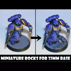 32mm BASE ROCKS war hammer