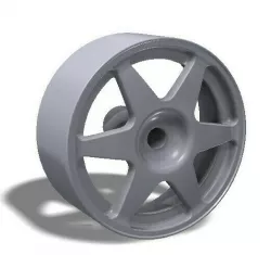 6 spokes rim MULTICOLOR - print model 3D print model