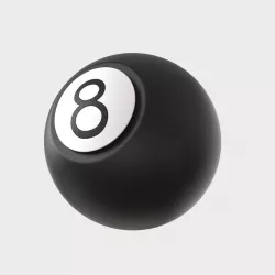 8 Ball salt shaker