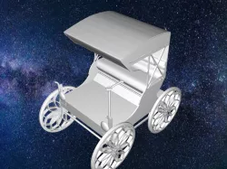 Adorable Toy Classic Car - Toy Car for 3D printing - Working model