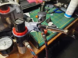 Aerograph support for compressor (AS186)