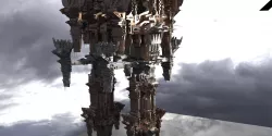 Ancient Aztec pyramid ship 1