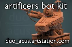 Artificer's bot kit ( Steel Defender- Eldritch Cannon- Dron) 86 parts