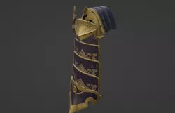 Ayato Genshin Impact shoulder 3d model