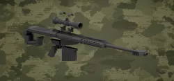 Barrett 50 Caliber Sniper Rifle Non-functional Prop