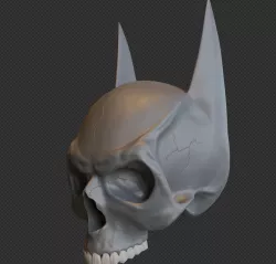 Batman Character Skull ready for print