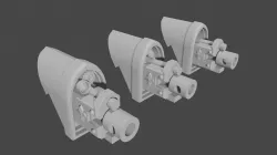 Battle Nun Tank Front Gun Turret