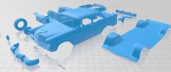 BelAir 1956 Printable Car