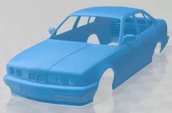 BMW 5 Series Sedan E34 1993 Printable Body Car