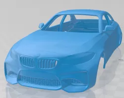 BMW M2 F87 Coupe 2015 Printable Body Car