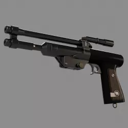 Boba Fett Blaster Pistol - 3D Print .STL File