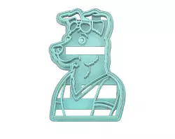 BOJACK HORSEMAN COOKIE CUTTER, MR PEANUT BUTTER COOKIE CUTTER, COOKIE CUTTER, FONDANT CUTTER