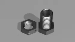 bolt & nut LH