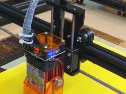 Bracket and cable tie for Ortur Laser Master 2 Pro S2