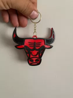 Bulls Logo Keychain