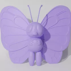 BUTTERFREE STANDING (PART OF THE CATERPIE-EVO-PACK, READ DESCRIPTION).