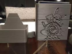 case pokemon card mew and pikkachu