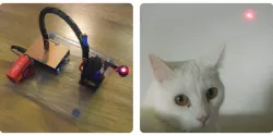 Cat Laser Entertainer Robot