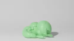 CATERPIE SLEEPING (PART OF THE CATERPIEPACK AND EVO PACK, READ DESCRIPTION)
