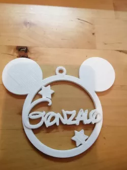 christmas ball MICKEY simple