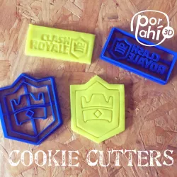 Clash Royale Cookie Cutters Cookies
