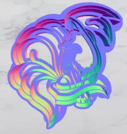 Cookie cutter - Pokemon 9 tails