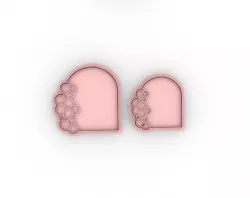 COOKIE CUTTERS WITH STAMP/STAMP - TO ADD PHRASES - COOKIE CUTTER -