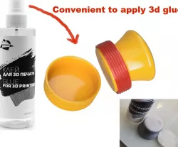 Cotton pad holder for 3D glue