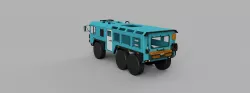 Crawler Cat 1 6x6 Expedition Cab - 1/10 RC body attachment