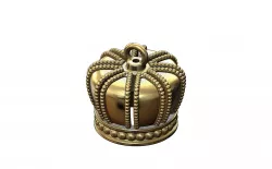 Crown shaped pendant and charm